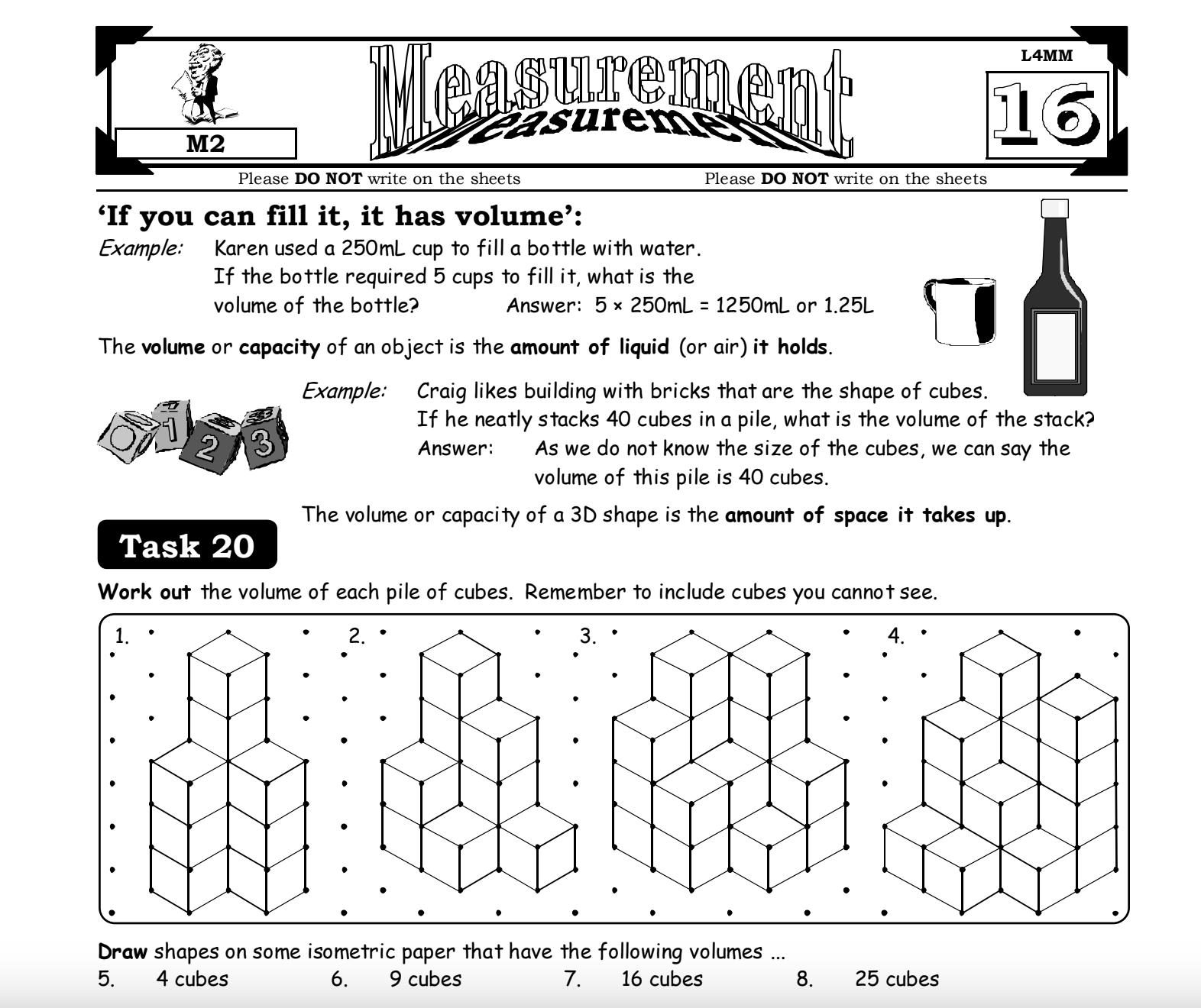 7F2MAT24: Volume (Task 20) | MHOL