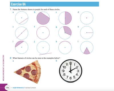 Parts of a Circle Activity. Insight Maths 8.png